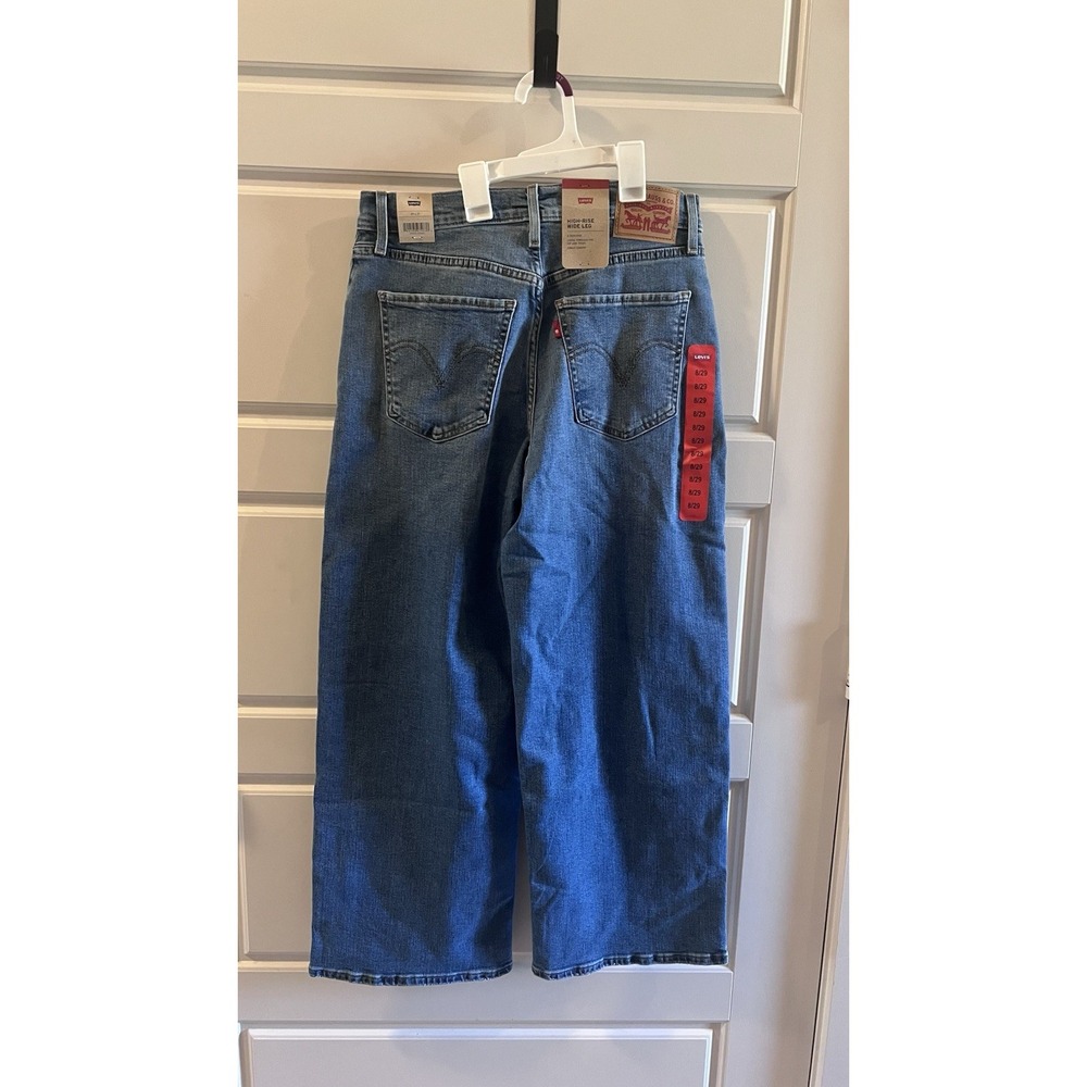 Levi's Wide Leg Jeans Women 29 Blue Excellent '94 Baggy High Rise Denim